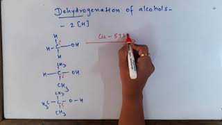 Dehydrogenation of alcohols Class XII [upl. by Areehs]