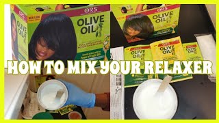 HOW TO MIX YOUR RELAXER  RELAXER YOUR 4C HAIR  AMIFULLEST [upl. by Arita]