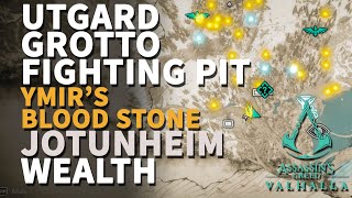 Utgard Grotto Wealth Chest Assassins Creed Valhalla Jotunheim Fighting Pit [upl. by Oigufer]