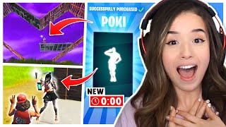 My Poki Emote is Everywhere and I’m FREAKING OUT  Pokimane Fortnite Dance [upl. by Yacov]