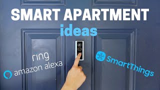 Smart Apartment Setup  10 Ideas that are EASY to move [upl. by Thaxter]