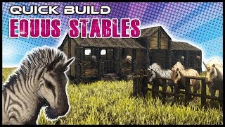 Quick Build  Equus Stables  Ark Survival [upl. by Irec]