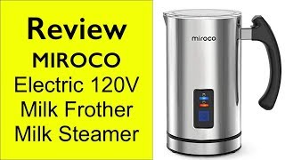 Review Miroco Milk Frother  How to make froth milk at home [upl. by Irabaj]