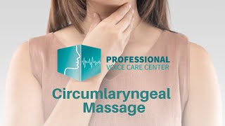 Circumlaryngeal Massage  Professional Voice Care Center [upl. by Oicam]