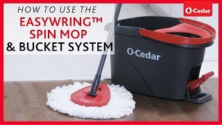 How To Use The EasyWring™ Spin Mop amp Bucket System [upl. by Ecirpak]