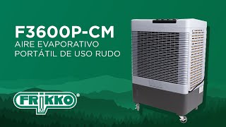 Aire Evaporativo Portátil de Uso Rudo Frikko F3600PCM [upl. by Ellehciram108]