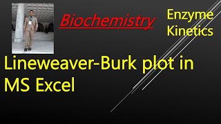 Lineweaver Burk Plot in MS Excel [upl. by Linn]