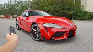 2021 Toyota GR Supra 30 Premium Start Up Exhaust Test Drive and Review [upl. by Hoj]