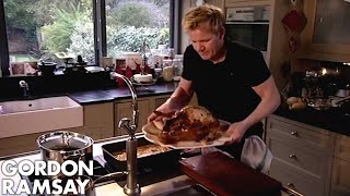 Roast A Turkey With Gordon Ramsay [upl. by Rutherfurd982]