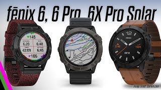 Garmin fēnix 6  6 Pro  6X Pro Solar  All the details [upl. by Kinsley]