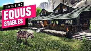 Ark How To Build An Equus Stables [upl. by Clarise]