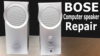 Bose computer speaker Repair  Disassembly [upl. by Annayehc137]