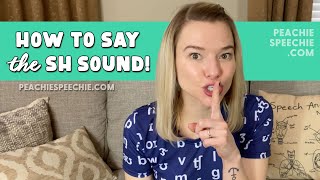 How to say the SH sound by Peachie Speechie [upl. by Marven403]