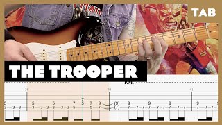 【IRON MAIDEN】 The Trooper  cover by Masuka  LESSON  GUITAR TAB [upl. by Enrichetta]