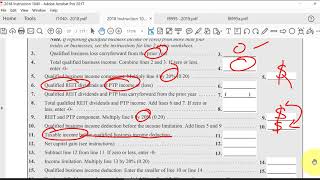 QBI Deduction simplified calculation [upl. by Lester]