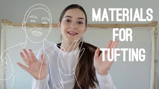 Materials for Tufting Starter Guide [upl. by Hurley138]