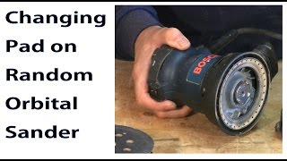 Random Orbital Sander Pad Replacement  WoodWorkWeb [upl. by Gerbold]