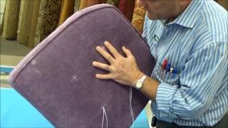 Upholstery Basics Step by Step Button Tufting [upl. by Idnew]