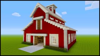 Minecraft How to Build Horse Stables [upl. by Akirdnas]