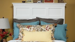 How to Make a Headboard with Storage [upl. by Narruc]