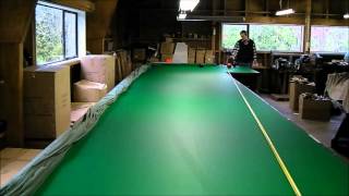 Lawn Bowls Test Table Green Demo [upl. by Haniraz744]