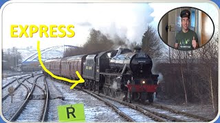 Winter Cumbrian Mountain Express  Steam Tour amp Review [upl. by Monarski]