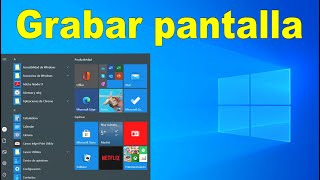 Como grabar la pantalla de tu pc [upl. by Franza]