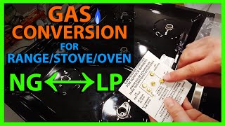 How To Convert a Gas Range Stove or Oven to Propane or LP Conversion KitchenAid [upl. by Evelina587]