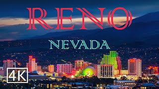 4K Reno  Nevada  Night Tour [upl. by Ialokin]