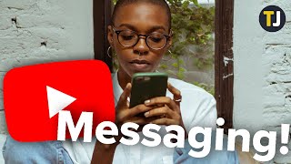 HOW TO Send a Message on YouTube in 2021 [upl. by Marius]