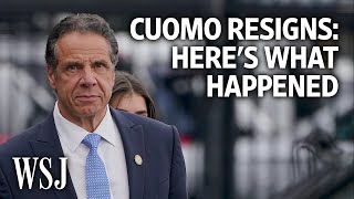 Gov Andrew Cuomo Resigns After DecadesLong Political Career  WSJ [upl. by Atwater]