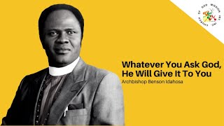 God Will Do It For You  Archbishop Benson Idahosa [upl. by Costanza742]