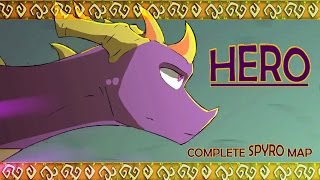 Complete Spyro MAP  HERO [upl. by Columba299]