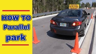 HOW TO PARALLEL PARKPASS DRIVING TESTAUTO TIPS [upl. by Tnek]