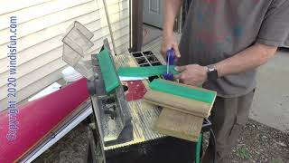 Making Screen Printing Squeegees [upl. by Laehcim428]