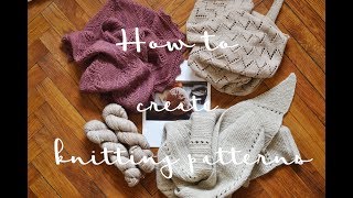 How to create a knitting pattern in 10 steps [upl. by Kamilah]