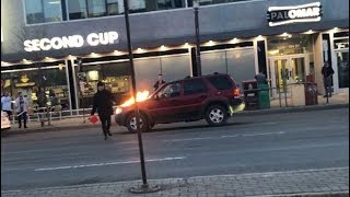 Terrifying arson spree dramatic takedown in Edmonton captured on video [upl. by Norved]