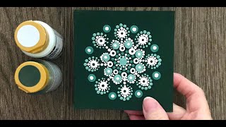 Beginners  EASY  Dot mandala  step by step  Full Tutorial  41 [upl. by Meerek]