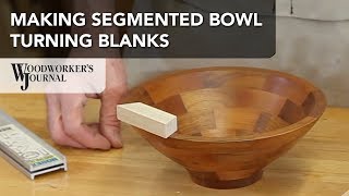 How to Make Segmented Bowl Turning Blanks [upl. by Amarette]