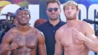 KSI vs Logan Paul 2  FULL WEIGH IN amp FINAL FACE OFF  Matchroom Boxing USA [upl. by Aisined]