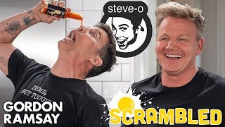 SteveO Shocks Gordon Ramsay While Making A Southwestern Omelette  Scrambled [upl. by Nahsor979]