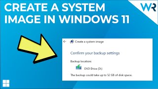 How to create a system image in Windows 11 [upl. by Frederick]