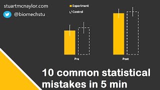 Ten Statistical Mistakes in 5 Min [upl. by Yelrah387]