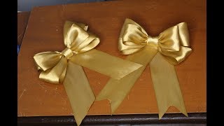 COMO HACER UN MOÑO CON LISTÓN FÁCIL Y BONITO DIY BOW EASY [upl. by Malinda]