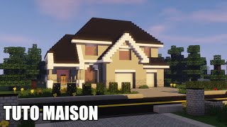 Tuto Minecraft  Comment Faire Une Maison Moderne Américaine [upl. by Mufi676]