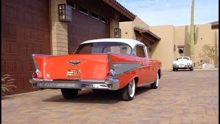 1957 Chevrolet Bel Air Survivor on Original Tires  amp Engine Sound  My Car Story with Lou Costabile [upl. by Margo]