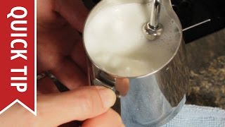 How to AutoFroth Milk for Lattes [upl. by Nroht]