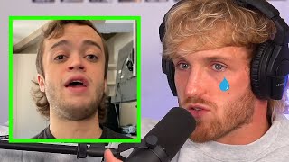 LOGAN PAULS EMOTIONAL RESPONSE TO DWARF MAMBAS THANK YOU VIDEO [upl. by Rivard]