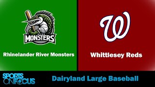 Rhinelander  Whittlesey  Dairyland Large Baseball [upl. by Llemij]