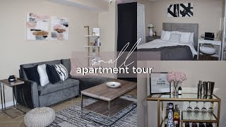 My Small Apartment Tour😭  AFFORDABLE Minimal  Modern Decor [upl. by Anerahs751]